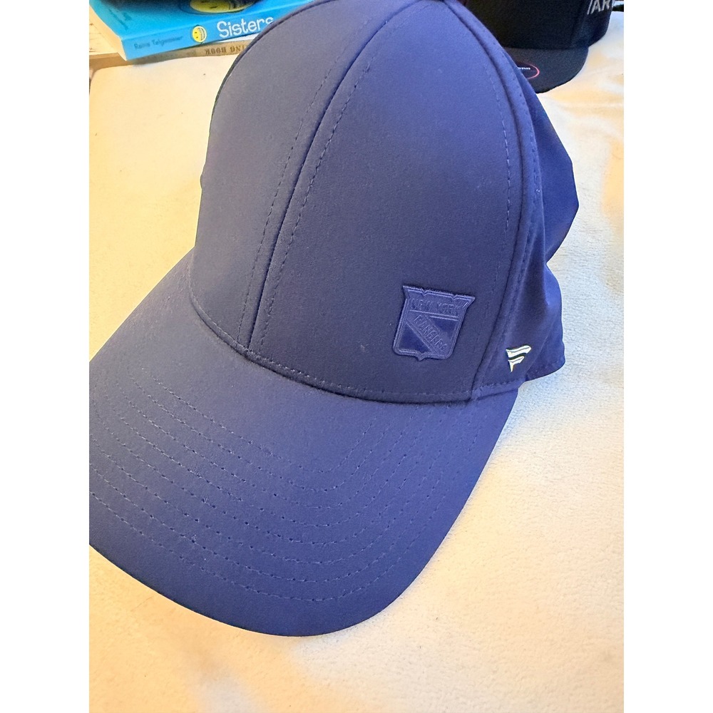 New York Rangers Fanatics Authentic Pro Hat Navy Blue NHL Adjust Ponytail Cap